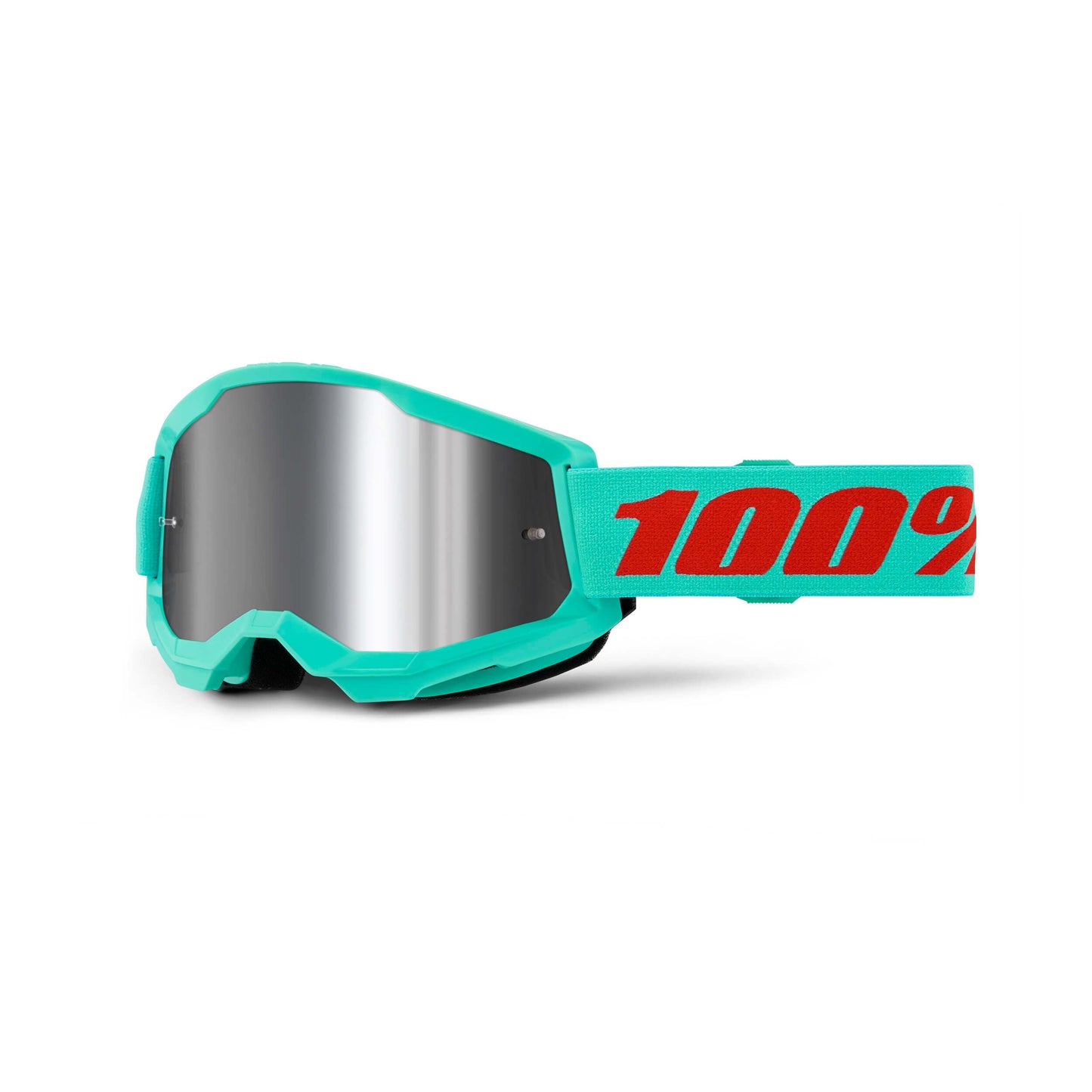 100% Strata 2 Goggles-Maupiti-Mirror Silver Lens-BRINK