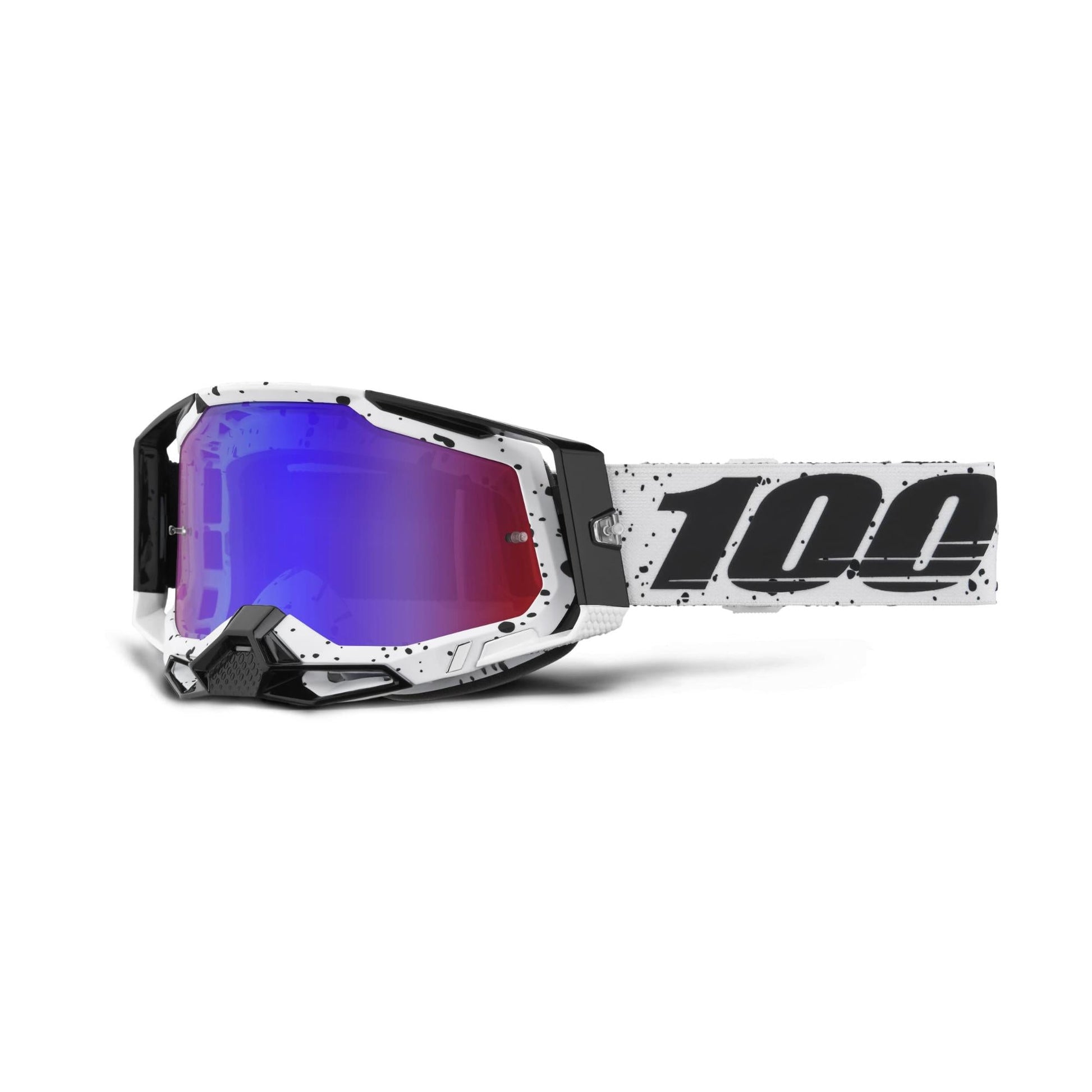 100% Strata 2 Goggles-Trinity-Mirror Red/Blue Lens-BRINK