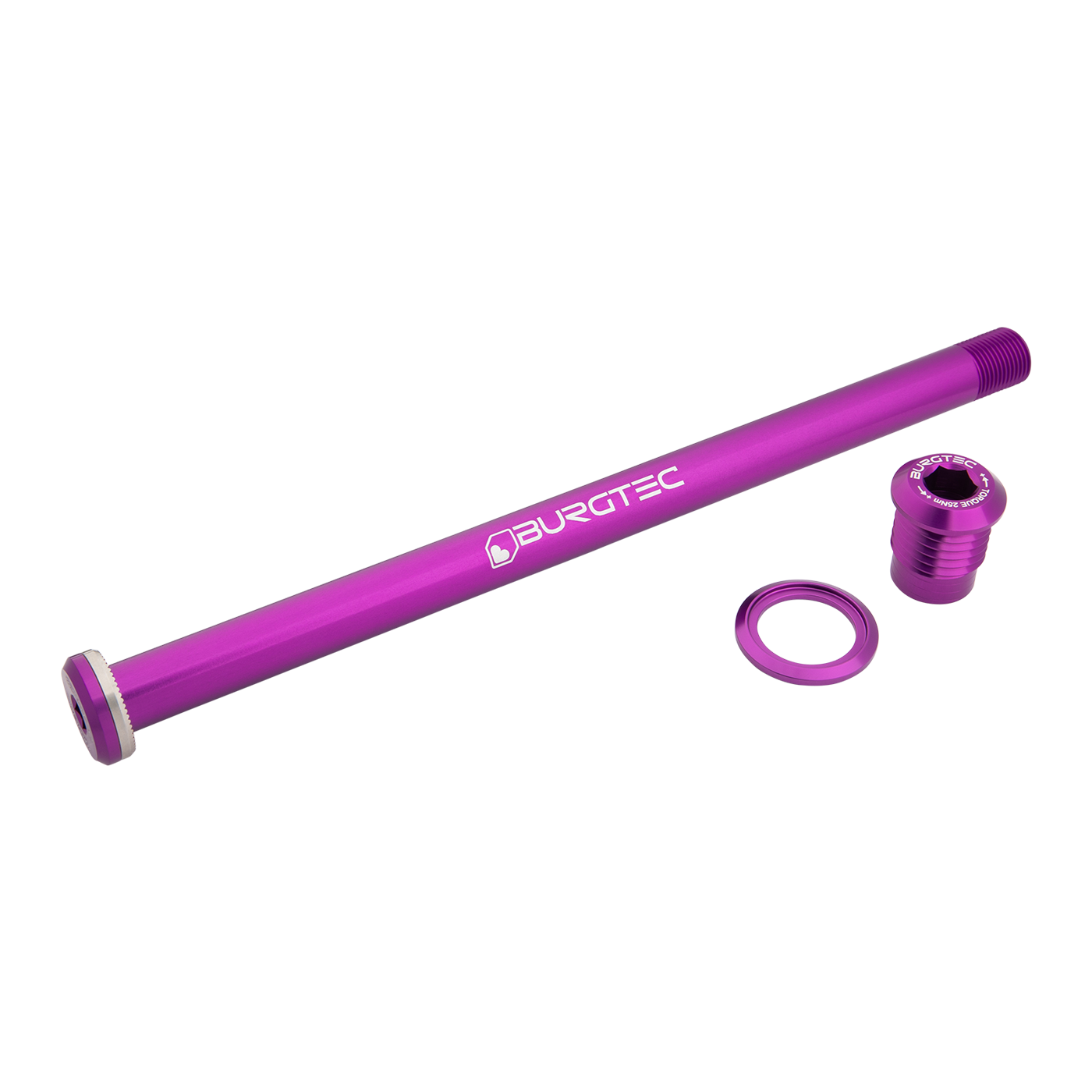 Burgtec 188mm x 12mm 1.00mm Pitch Rear Axle-BRINK