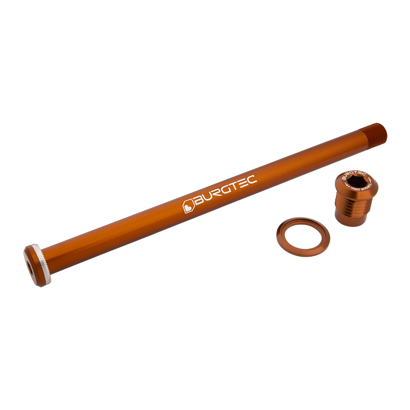 Burgtec 188mm x 12mm 1.00mm Pitch Rear Axle-BRINK