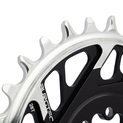 Burgtec 3mm Offset Thick Thin Chainring for SRAM 8-Bolt-BRINK