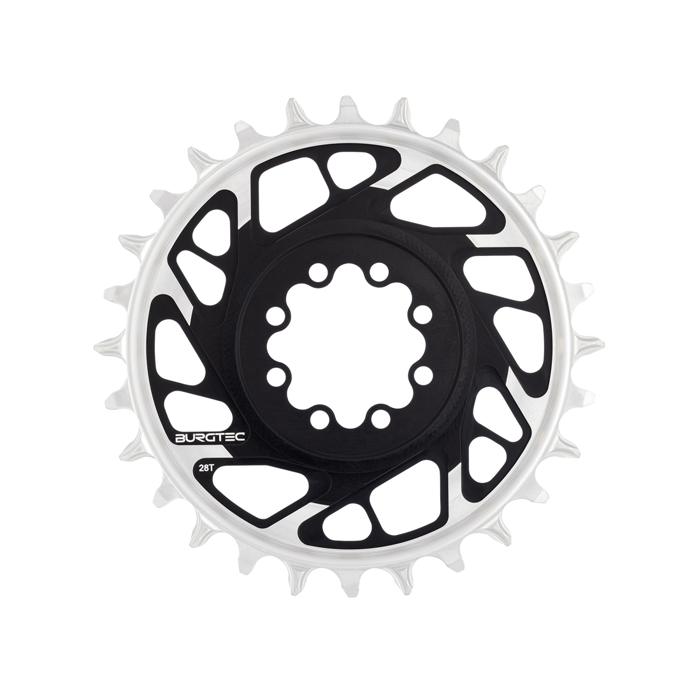 Burgtec 3mm Offset Thick Thin Chainring for SRAM 8-Bolt-BRINK