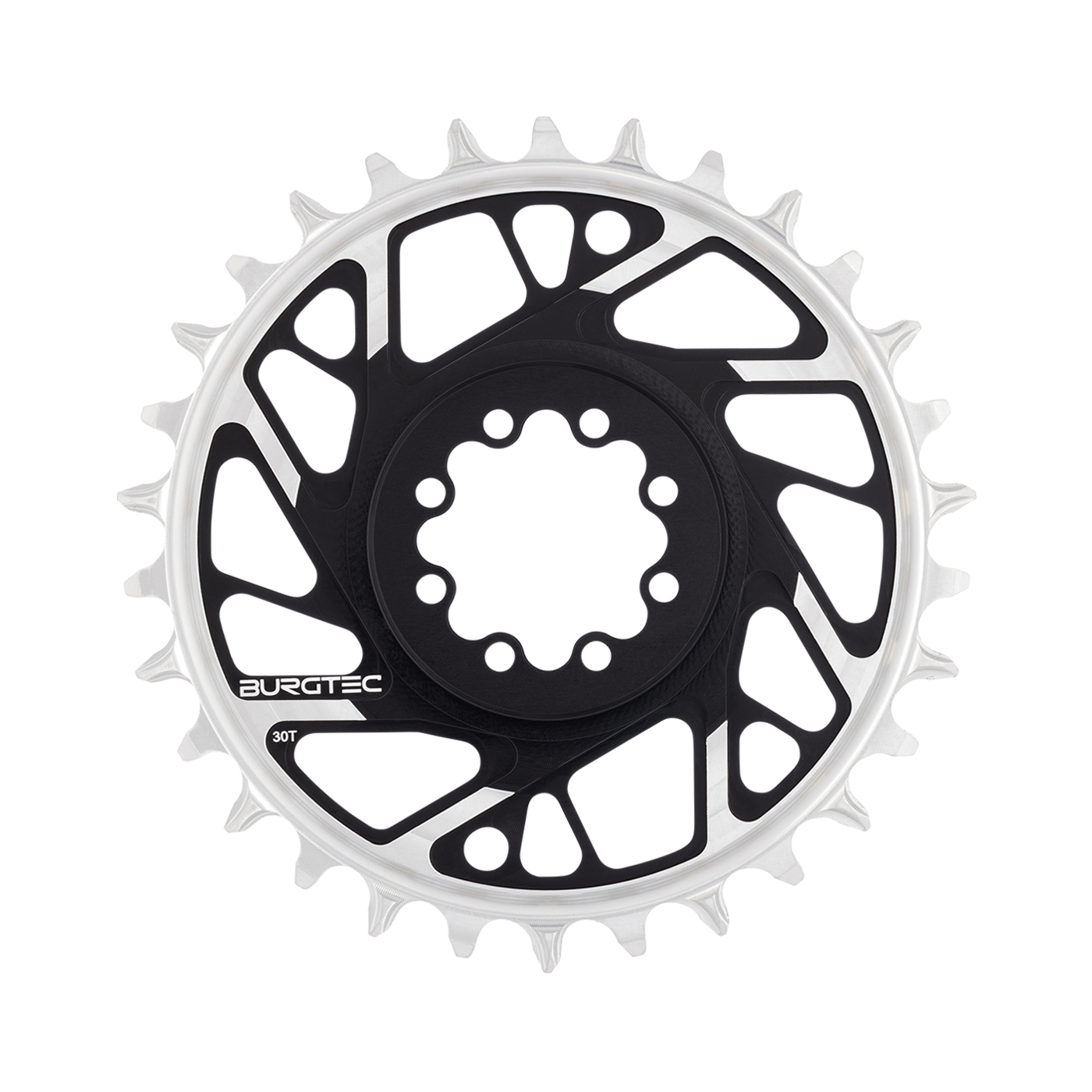 Burgtec 3mm Offset Thick Thin Chainring for SRAM 8-Bolt-BRINK