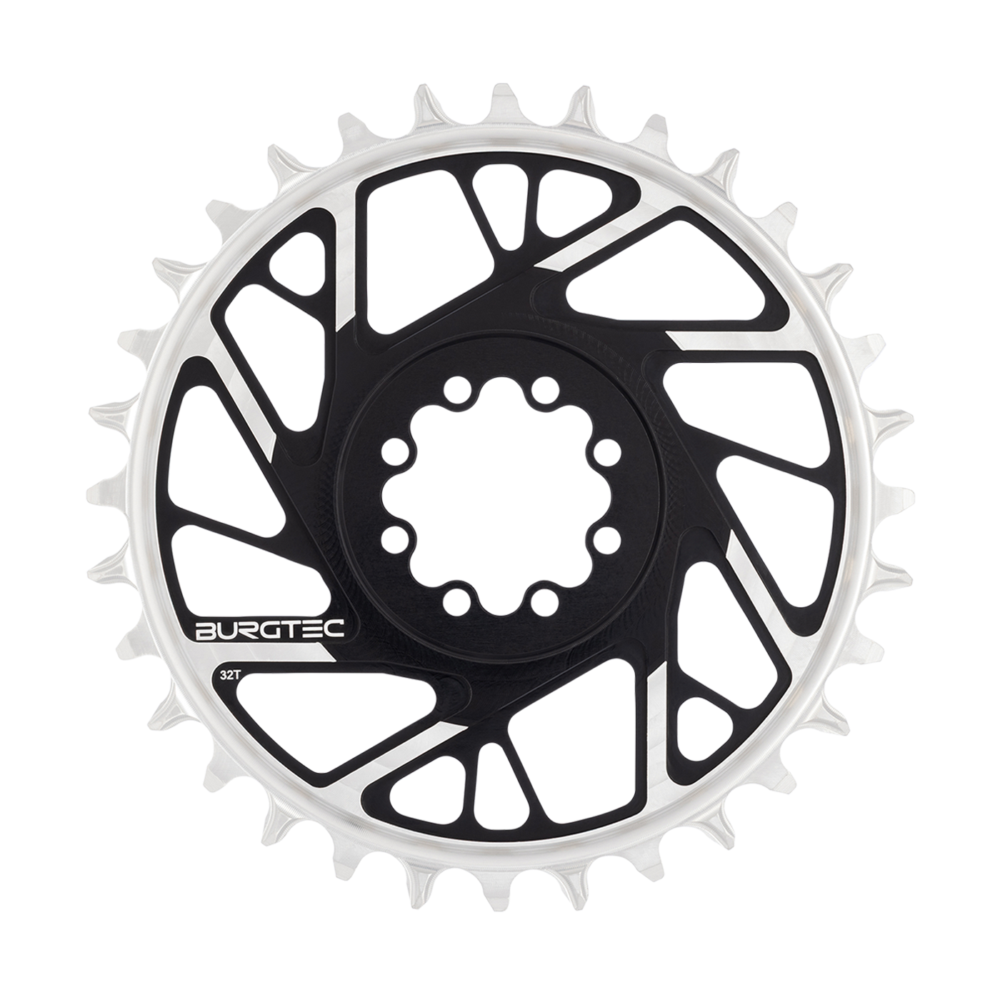 Burgtec 3mm Offset Thick Thin Chainring for SRAM 8-Bolt-BRINK