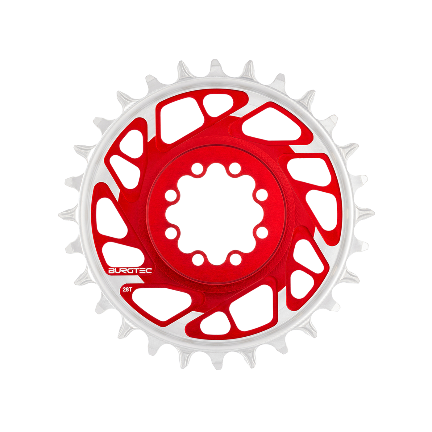 Burgtec 3mm Offset Thick Thin Chainring for SRAM 8-Bolt-BRINK