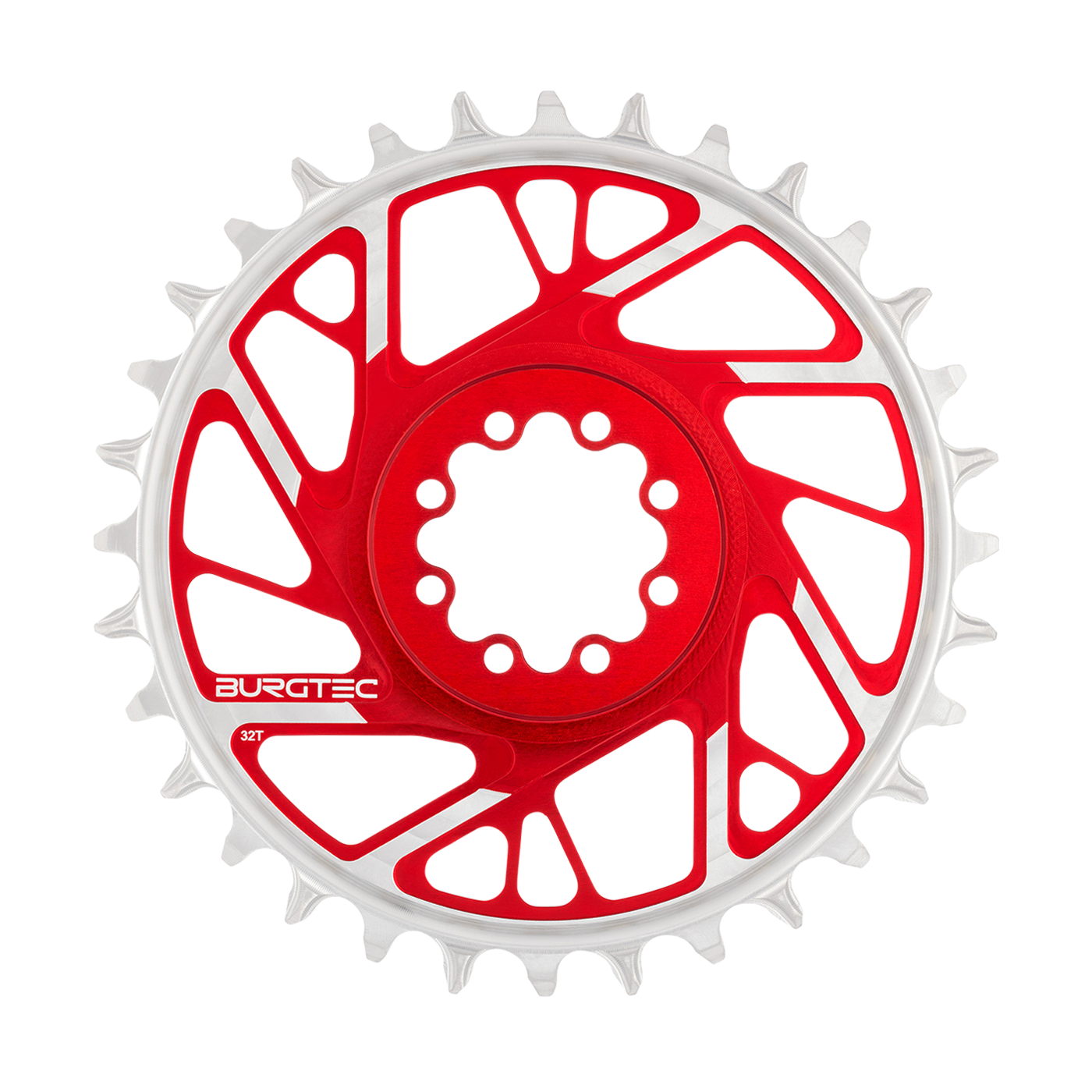 Burgtec 3mm Offset Thick Thin Chainring for SRAM 8-Bolt-BRINK