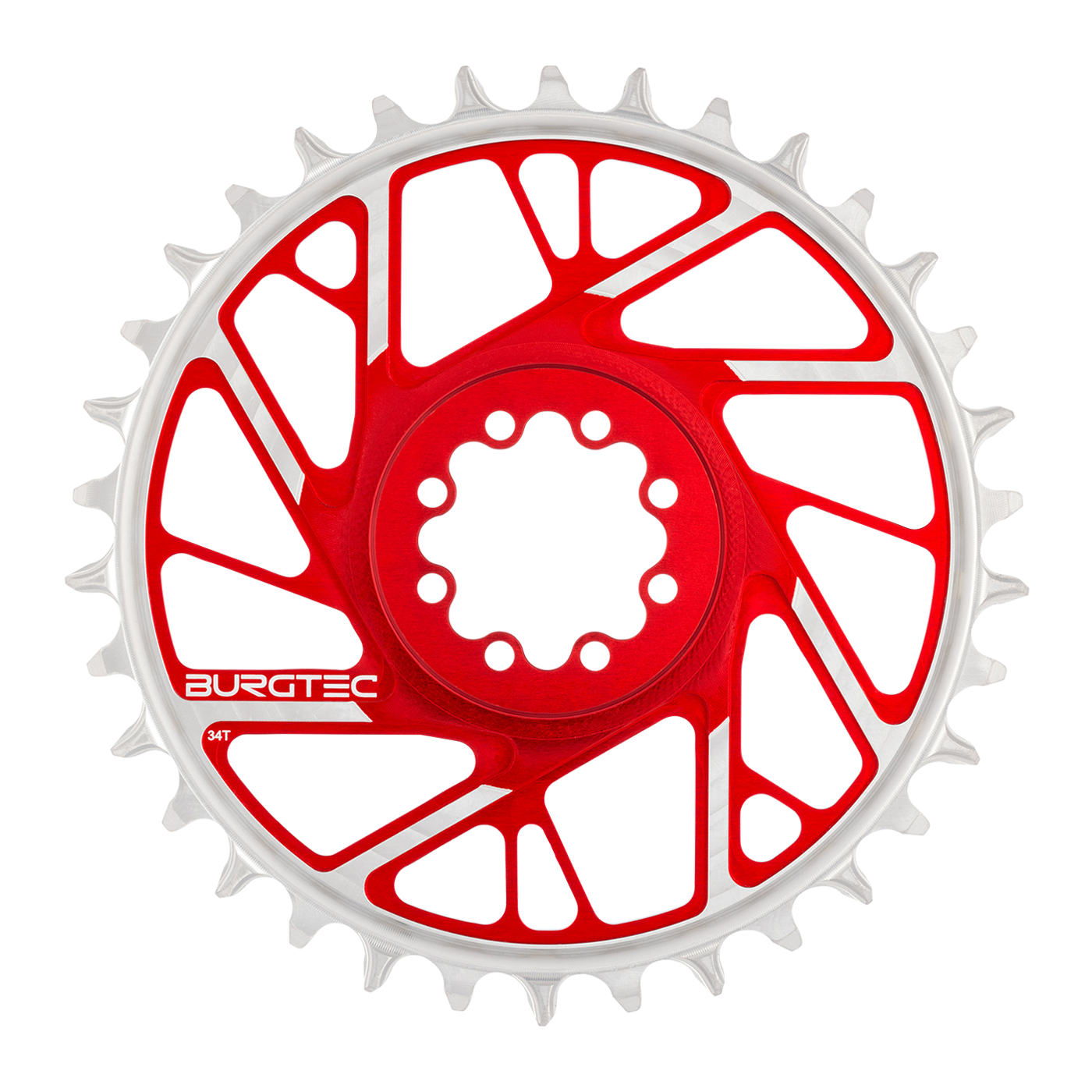 Burgtec 3mm Offset Thick Thin Chainring for SRAM 8-Bolt-BRINK