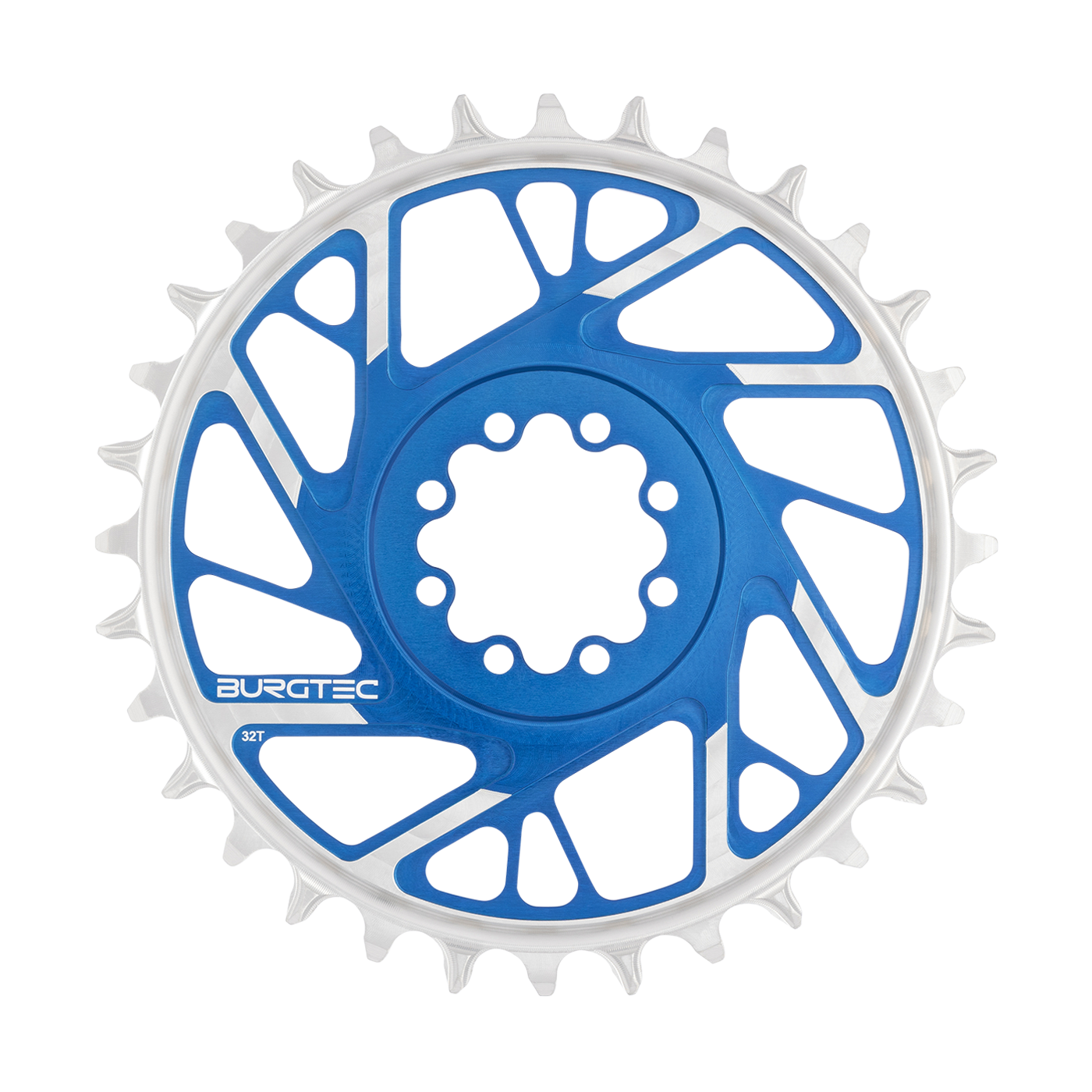 Burgtec 3mm Offset Thick Thin Chainring for SRAM 8-Bolt-BRINK