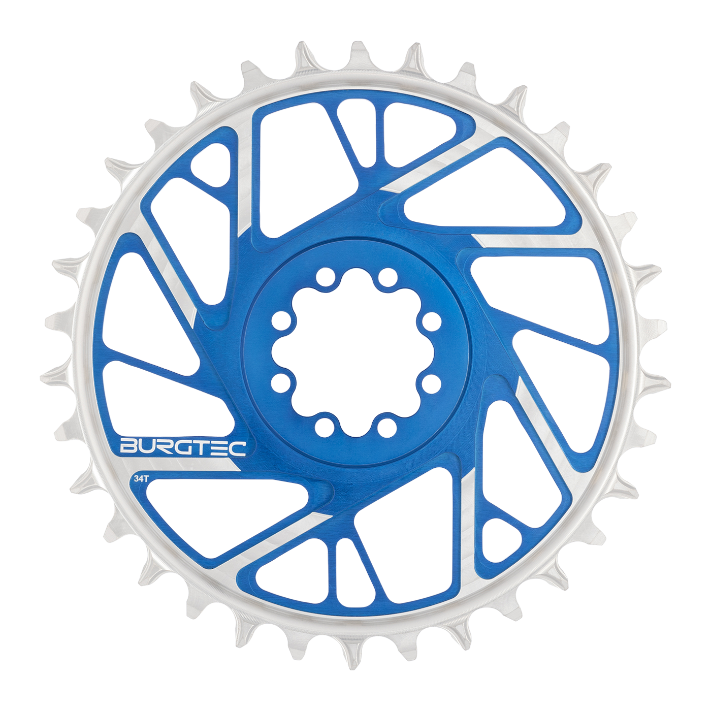 Burgtec 3mm Offset Thick Thin Chainring for SRAM 8-Bolt-BRINK