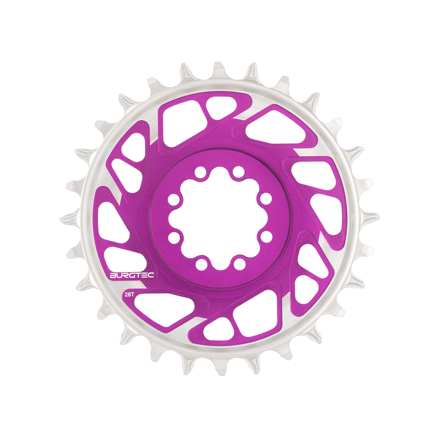 Burgtec 3mm Offset Thick Thin Chainring for SRAM 8-Bolt-BRINK