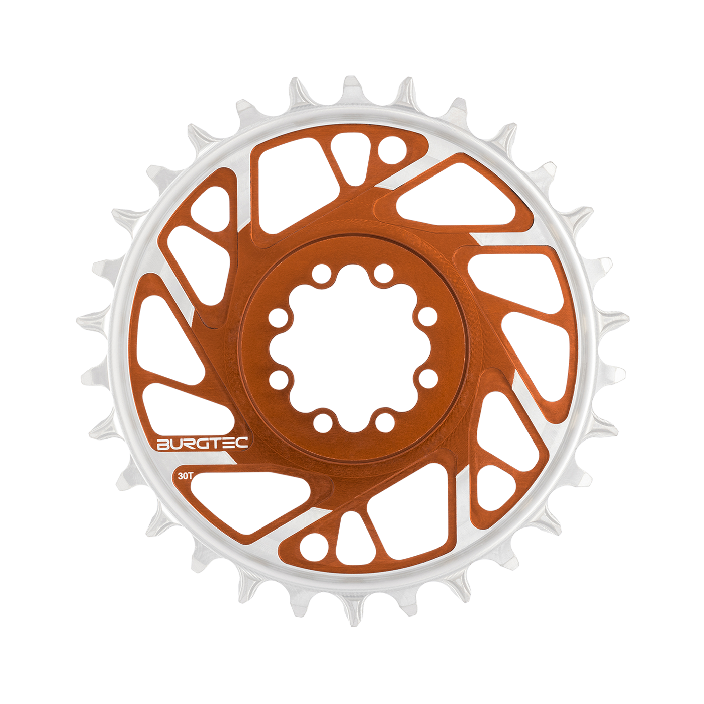 Burgtec 3mm Offset Thick Thin Chainring for SRAM 8-Bolt-BRINK