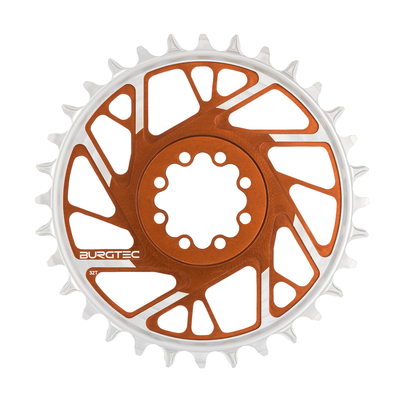 Burgtec 3mm Offset Thick Thin Chainring for SRAM 8-Bolt-BRINK