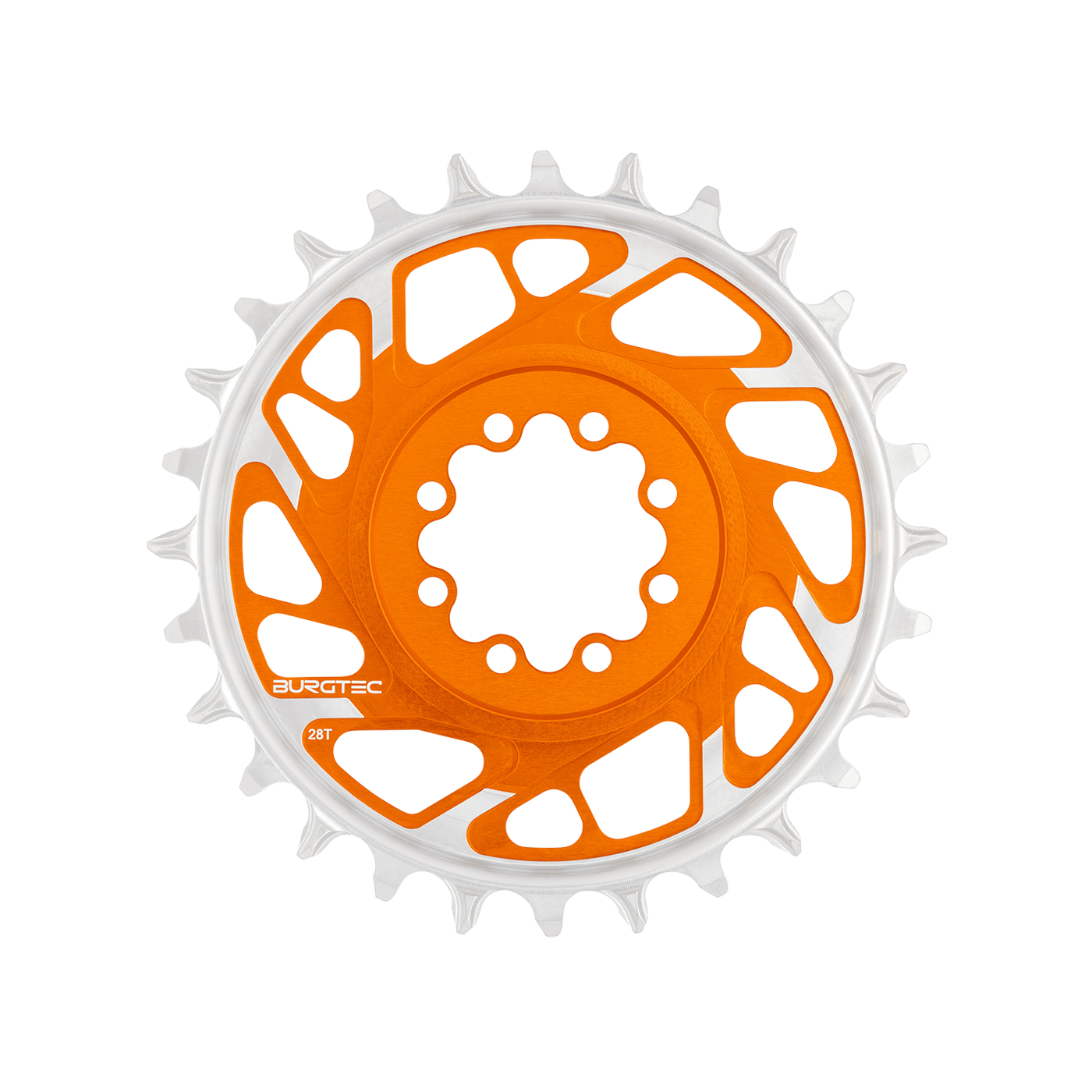 Burgtec 3mm Offset Thick Thin Chainring for SRAM 8-Bolt-BRINK