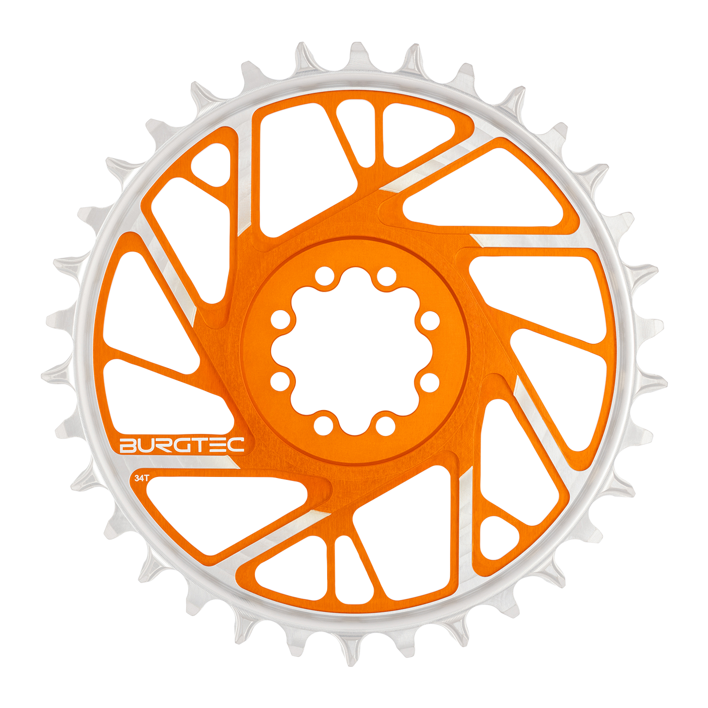 Burgtec 3mm Offset Thick Thin Chainring for SRAM 8-Bolt-BRINK