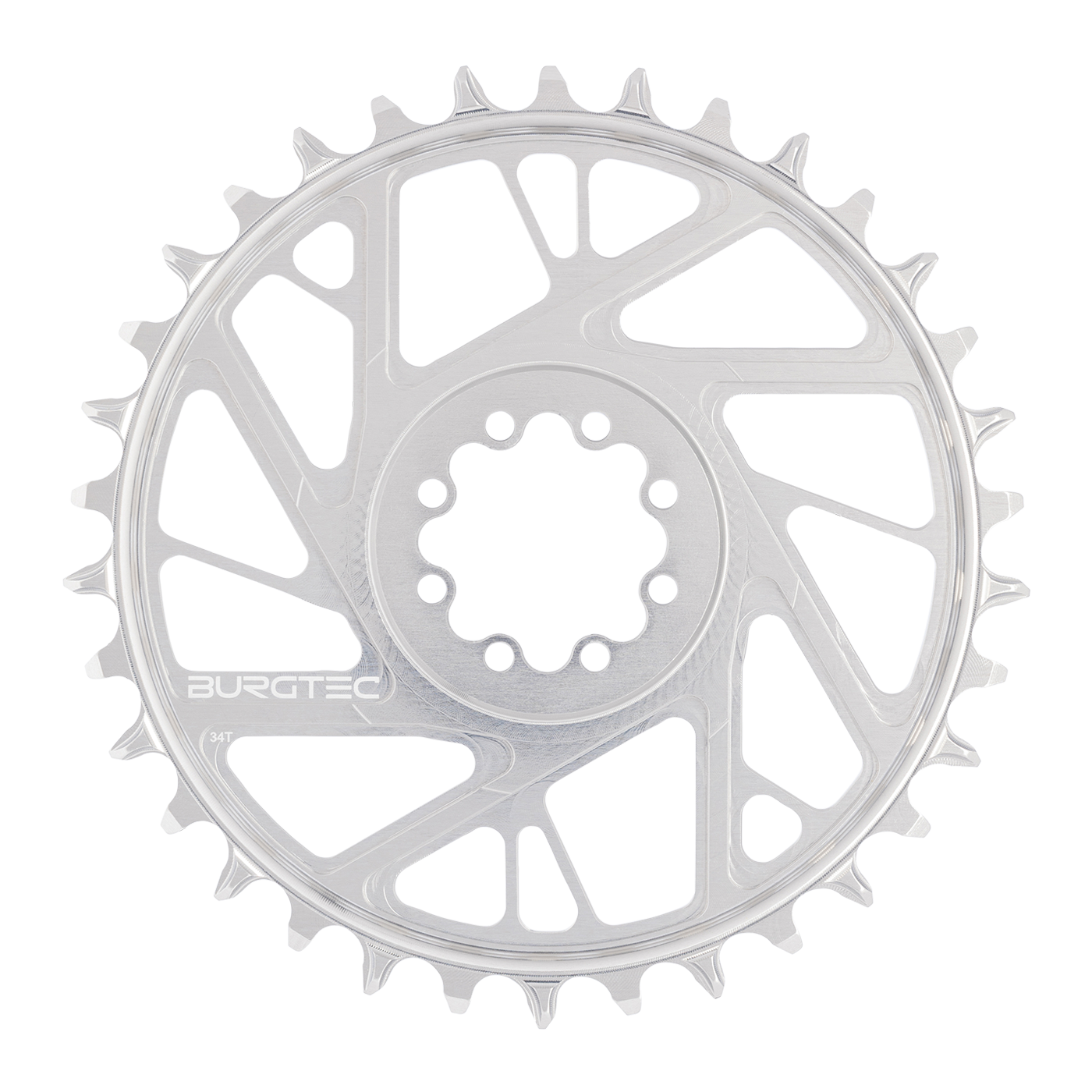 Burgtec 3mm Offset Thick Thin Chainring for SRAM 8-Bolt-BRINK
