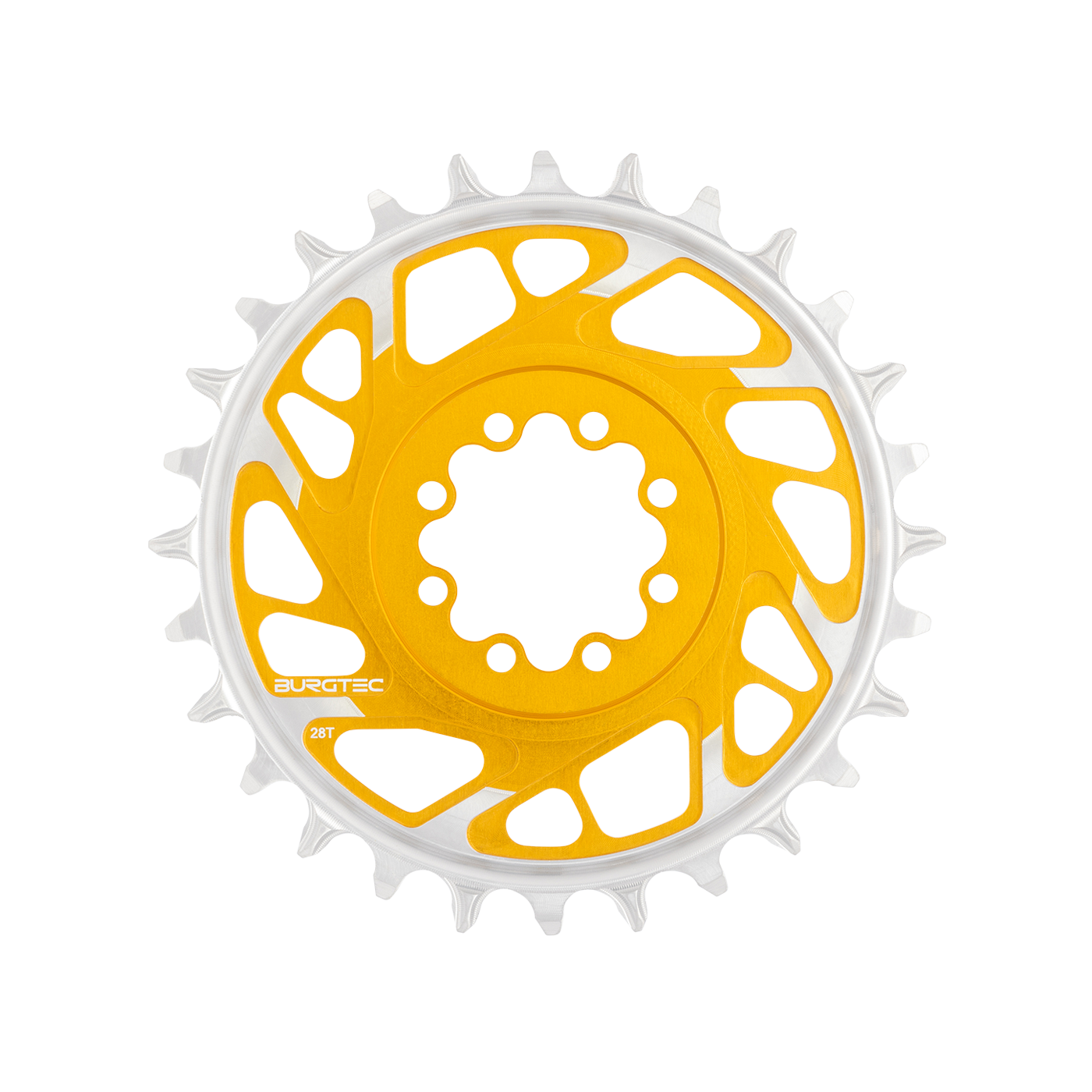 Burgtec 3mm Offset Thick Thin Chainring for SRAM 8-Bolt-BRINK