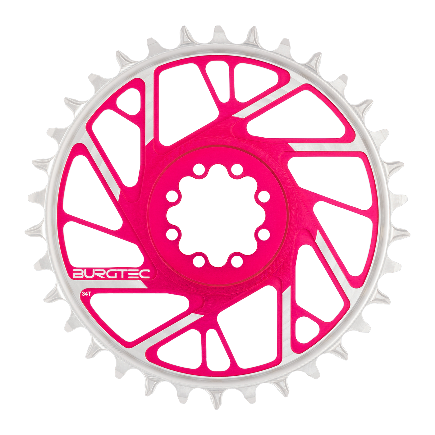 Burgtec 3mm Offset Thick Thin Chainring for SRAM 8-Bolt-BRINK