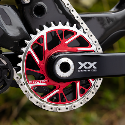 Burgtec 3mm Offset Thick Thin Chainring for SRAM 8-Bolt-BRINK