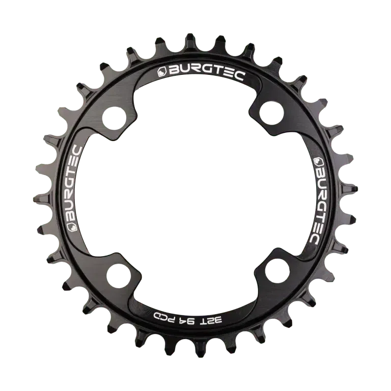 Burgtec 4-bolt 104mm BCD Thick Thin Chainring-30T-Burgtec Black-BRINK