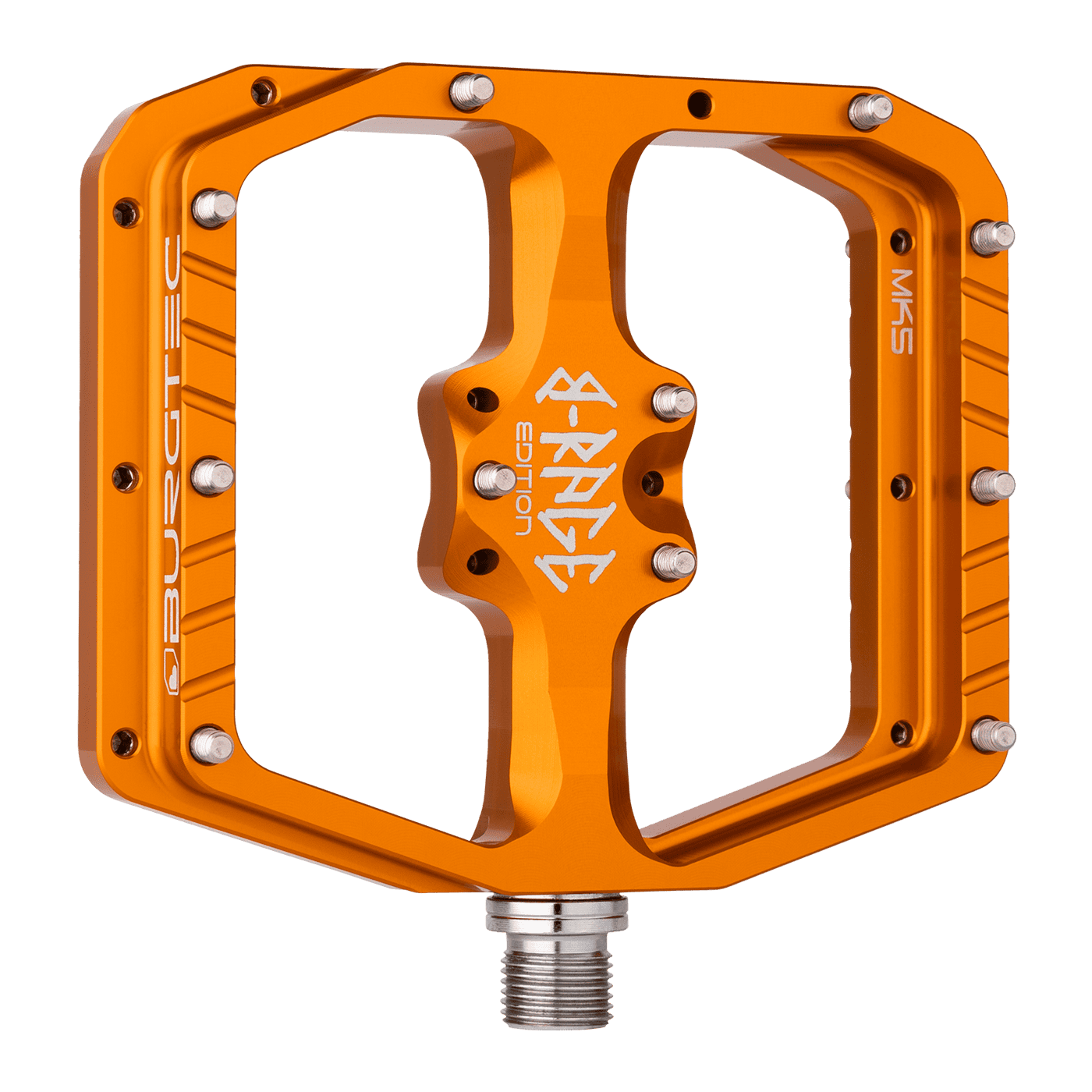 Burgtec B-Rage Penthouse Flat MK5 Pedals-Iron Bro Orange-BRINK