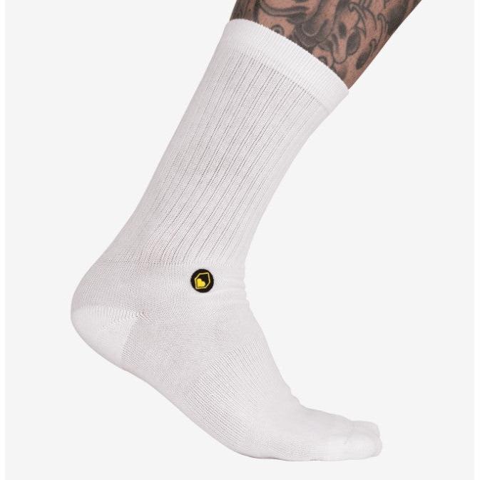 Burgtec Everyday Crew Sock-M-White-BRINK