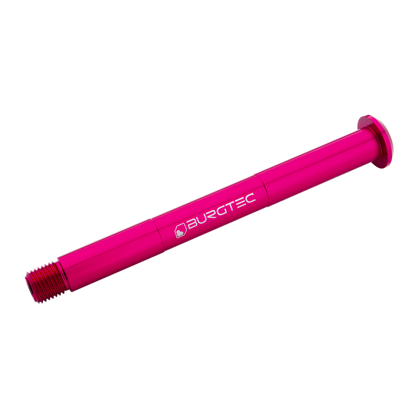 Burgtec Fox Boost Pre 2021 Fork Axle-Toxic Barbie Pink-BRINK