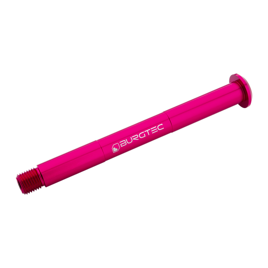 Burgtec Fox Boost Pre 2021 Fork Axle-Toxic Barbie Pink-BRINK