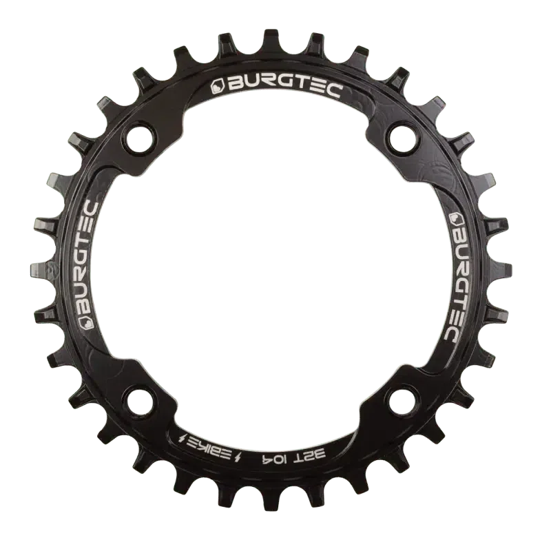 Burgtec Levo - E-Bike Steel Thick Thin Chainring-32T-Burgtec Black-BRINK