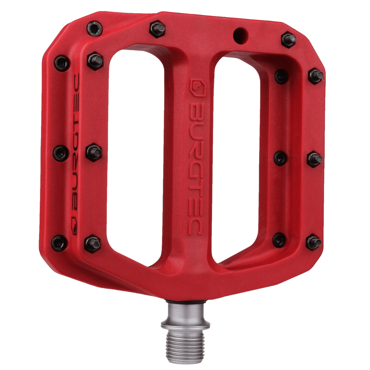 Burgtec MK4 Composite Pedals-Race Red-BRINK