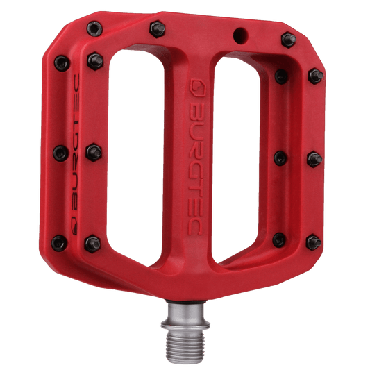 Burgtec MK4 Composite Pedals-Race Red-BRINK