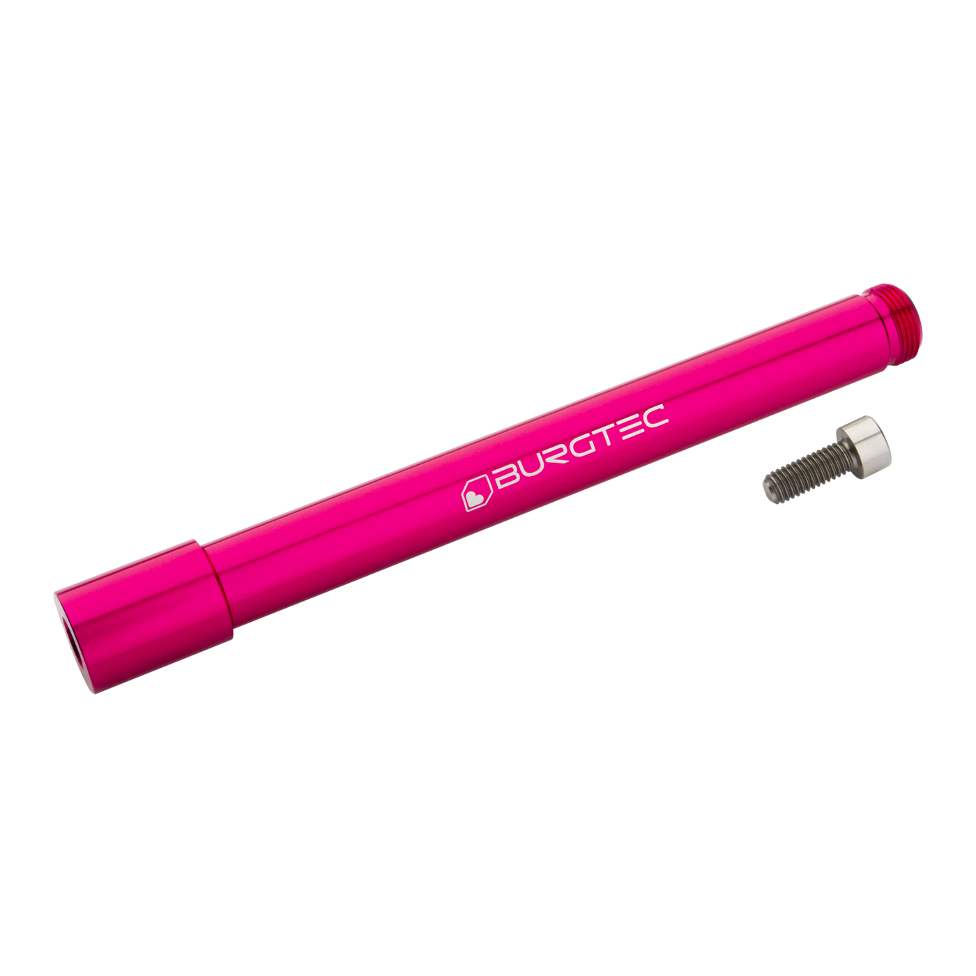 Burgtec Ohlins Boost Fork Axle-Toxic Barbie Pink-BRINK