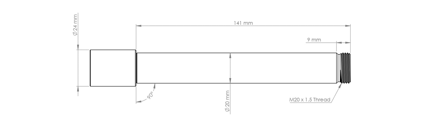 Burgtec Öhlins DH38 Fork Axle-BRINK