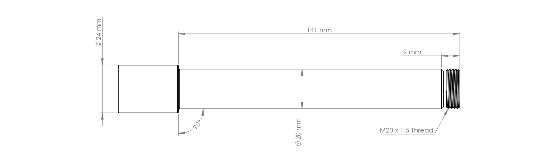 Burgtec Öhlins DH38 Fork Axle-BRINK