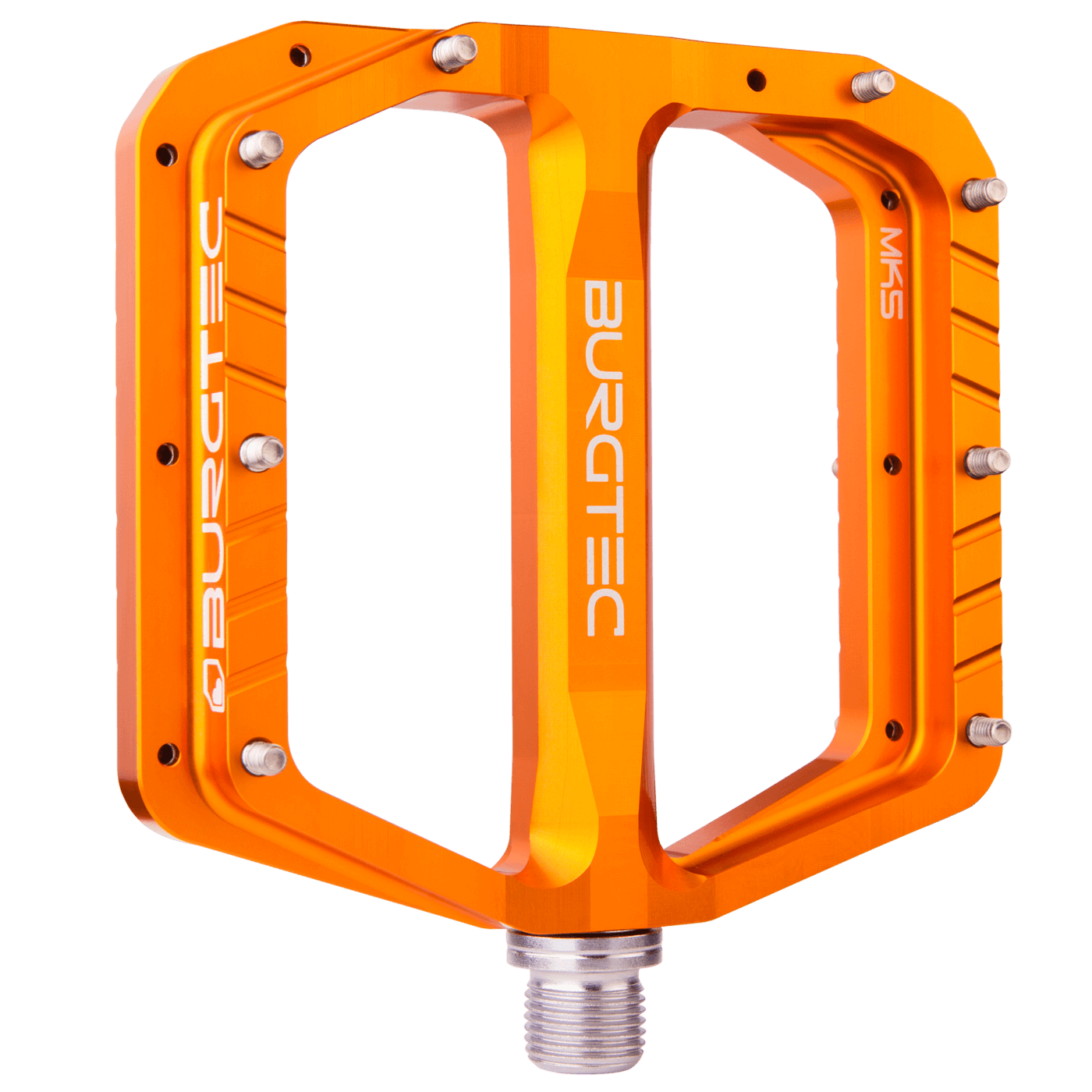 Burgtec Penthouse Flat MK5 Pedals-Iron Bro Orange-BRINK