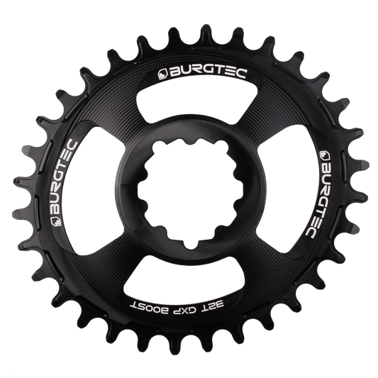 Burgtec SRAM Oval Thick Thin Chainring-30T-Burgtec Black-Boost 3mm-BRINK