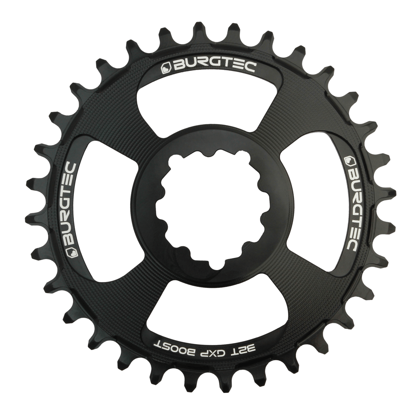 Burgtec SRAM Thick Thin Chainring-28T-Burgtec Black-3mm Boost-BRINK