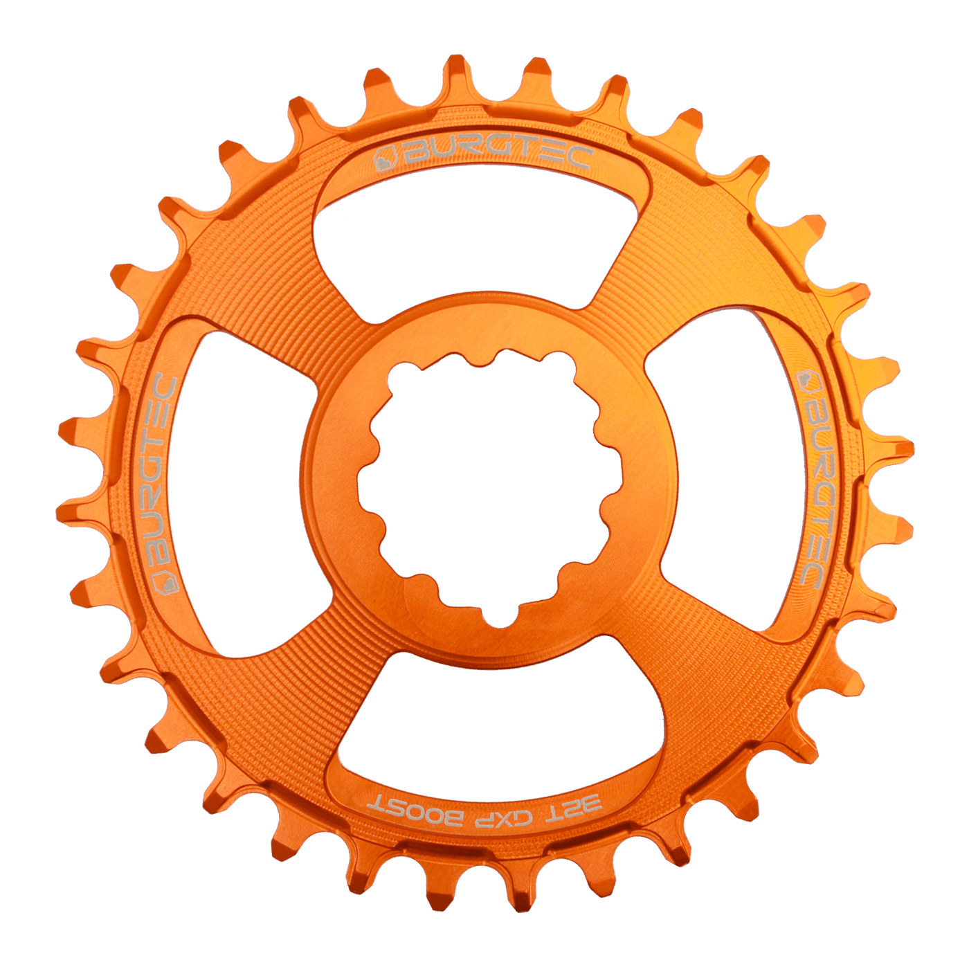 Burgtec SRAM Thick Thin Chainring-28T-Iron Bro Orange-3mm Boost-BRINK