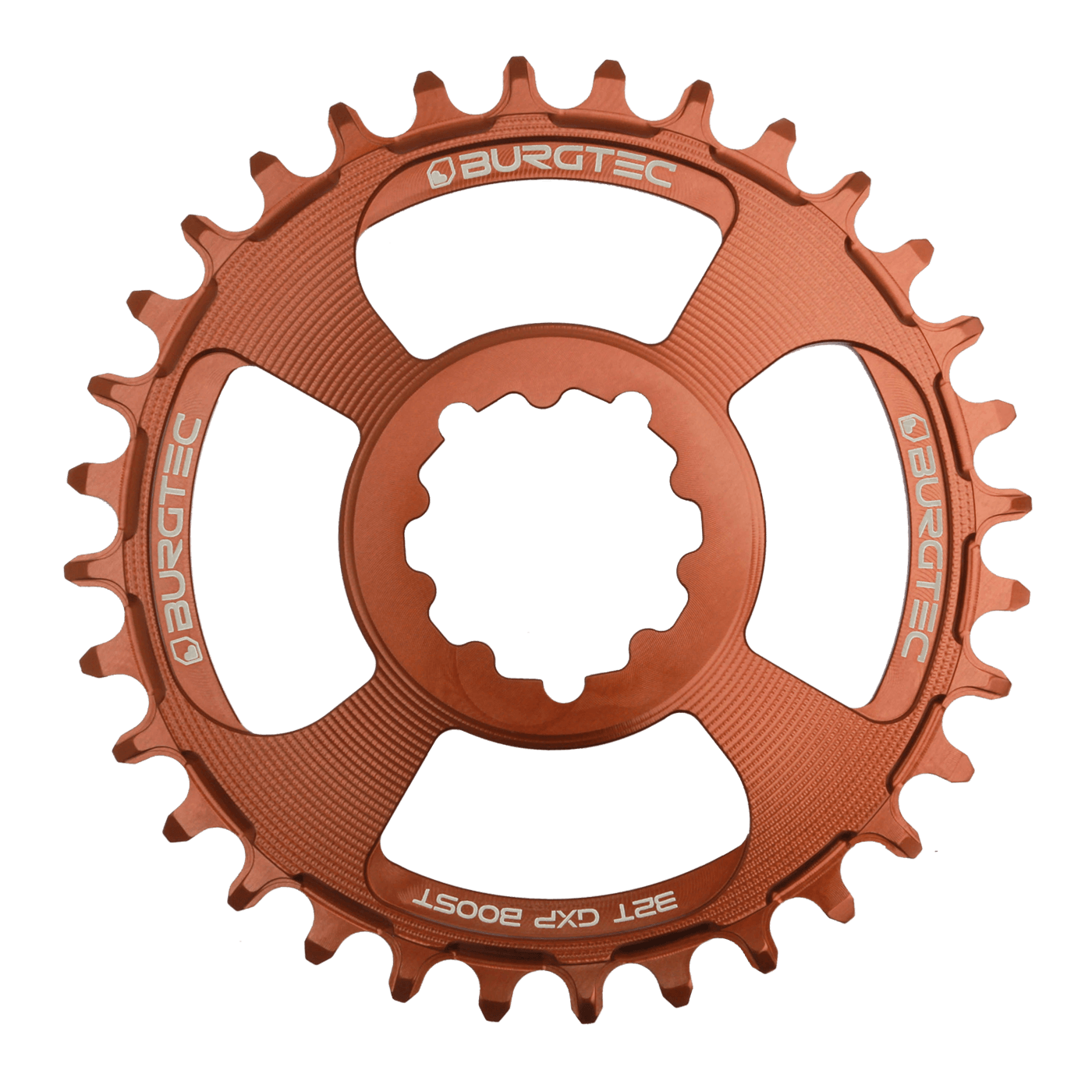 Burgtec SRAM Thick Thin Chainring-28T-Kash Bronze-3mm Boost-BRINK