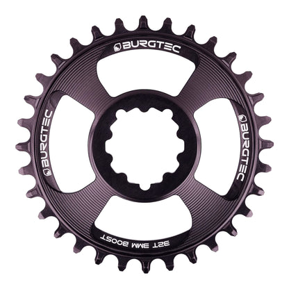 Burgtec SRAM Thick Thin Chainring LTD-30T-Black Sapphire-3mm Boost-BRINK