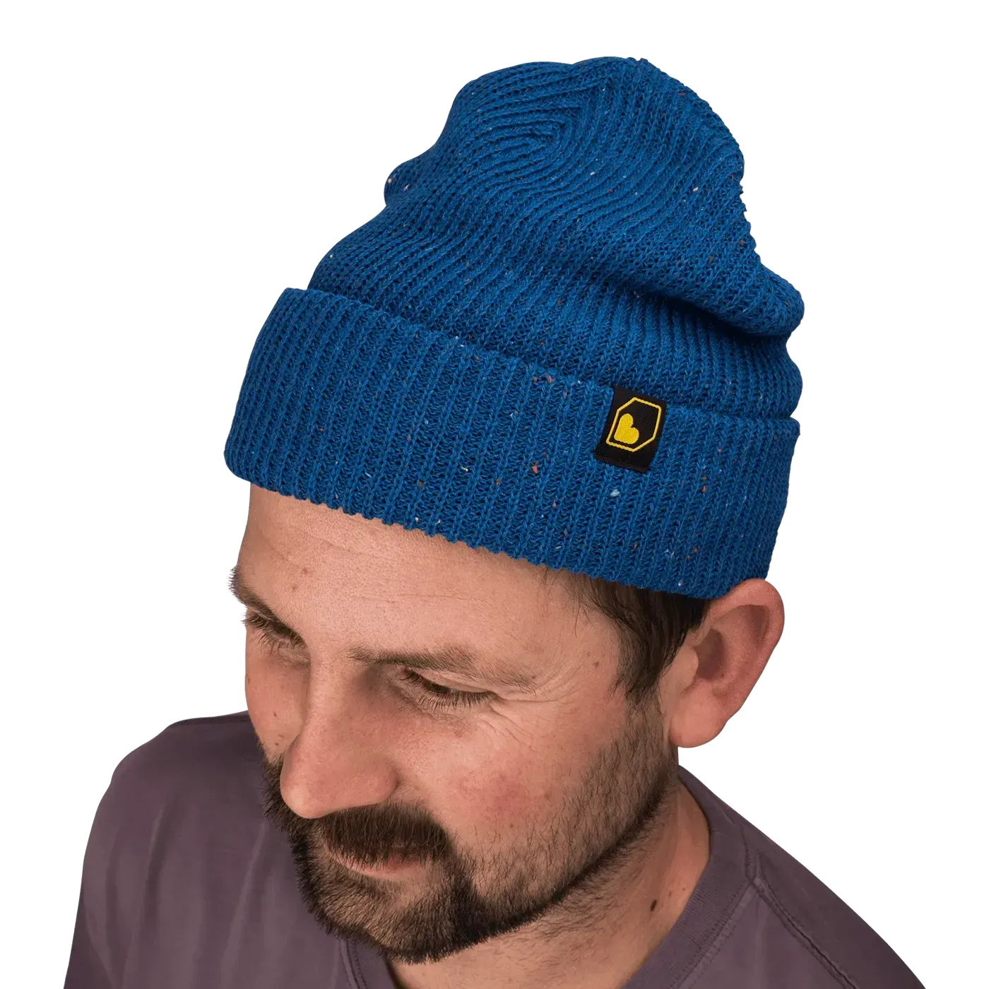 Burgtec Smuggler's Beanie-Blue Speckle-BRINK