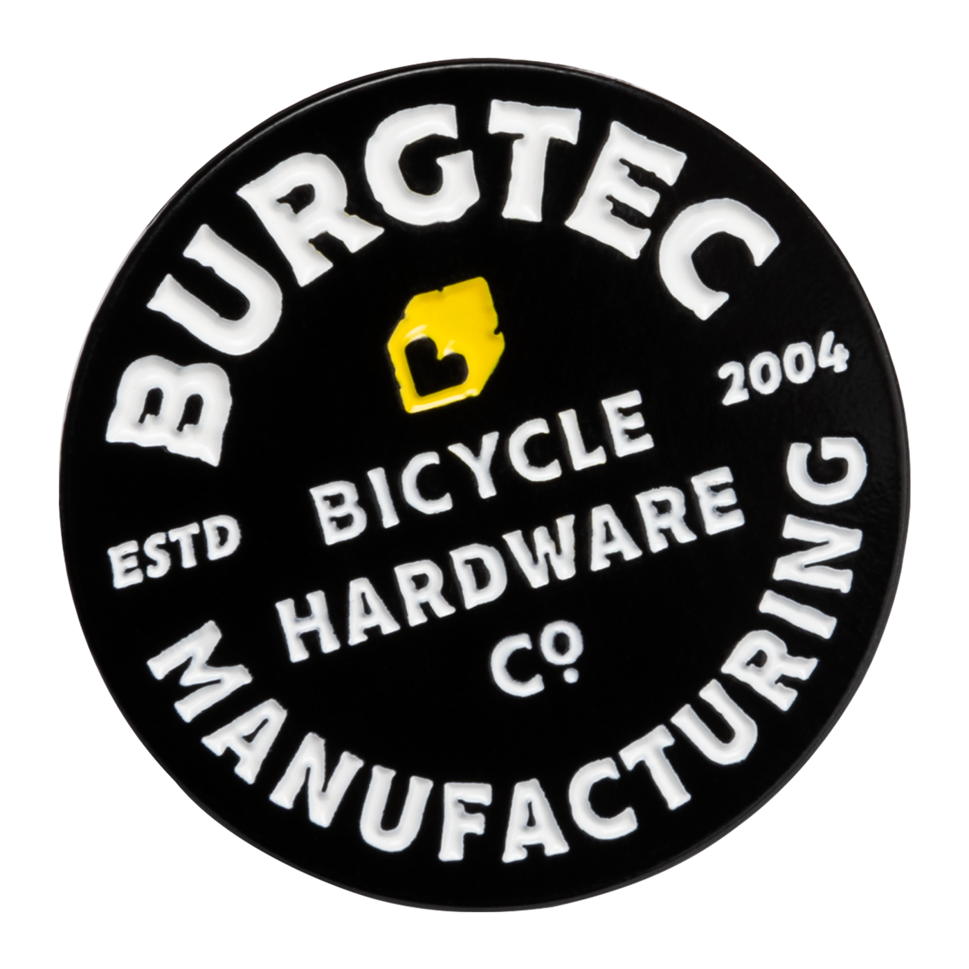 Burgtec Stamp Pin Badge-BRINK