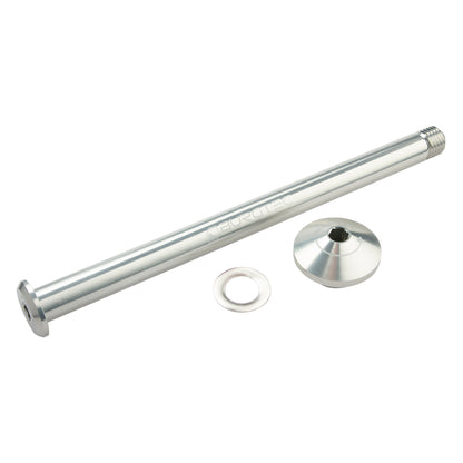 Burgtec Yeti Rear Axle-171mm-Rhodium Silver-BRINK