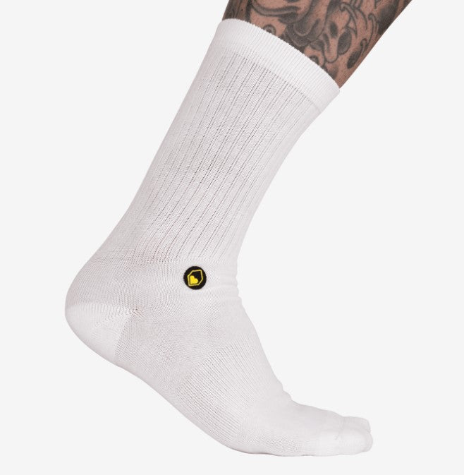 Burgtec everyday crew sock-White-BRINK