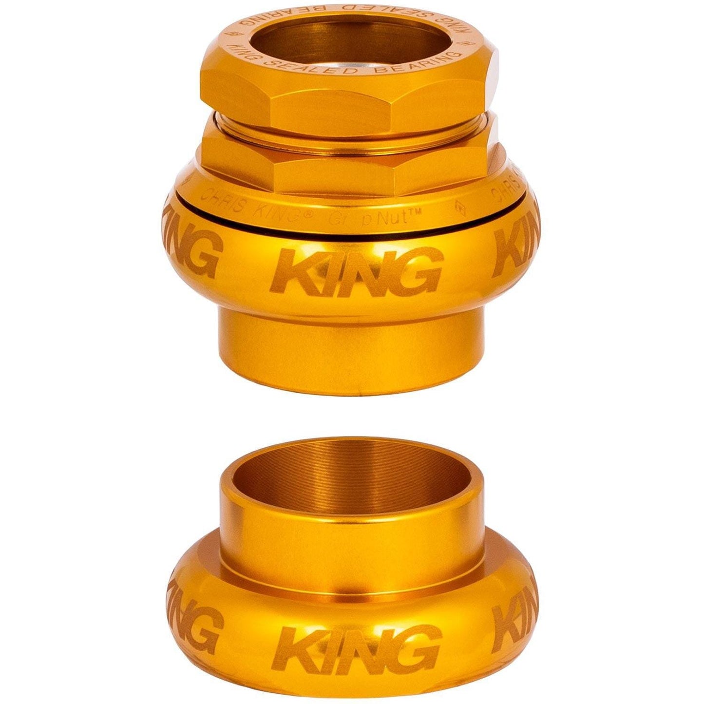 Chris King Gripnut Headset-1-1/8"-Gold Sotto Voce-BRINK