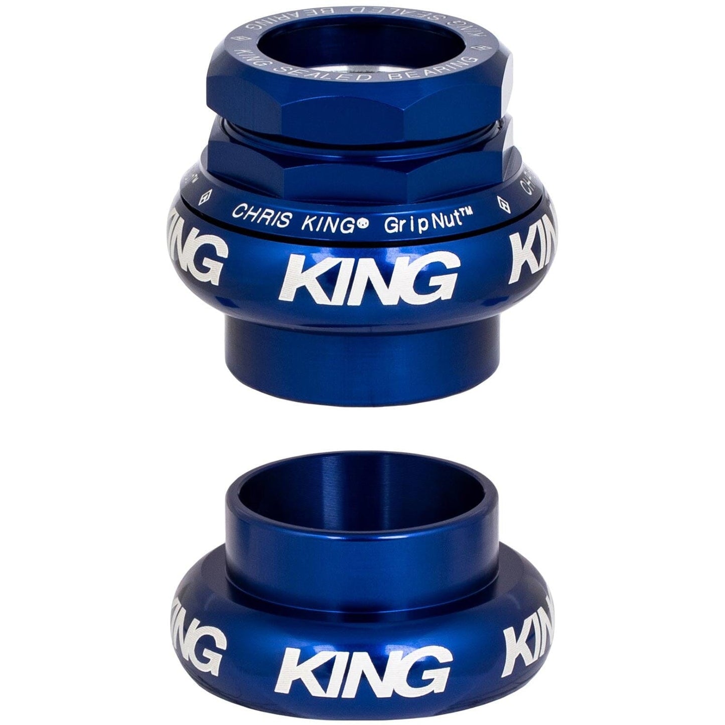 Chris King Gripnut Headset-1-1/8"-Navy-BRINK