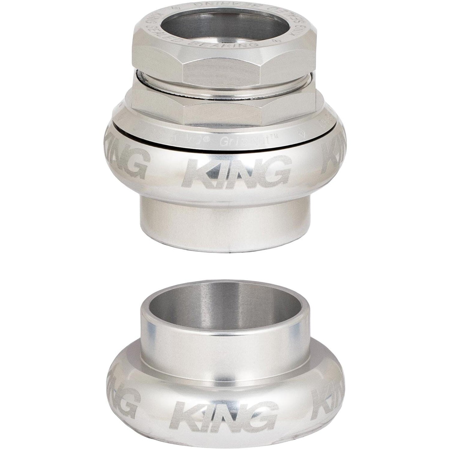 Chris King Gripnut Headset-1-1/8"-Silver Sotto Voce-BRINK