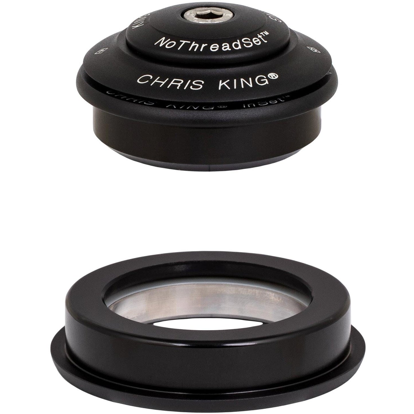 Chris King Inset 2 Headset-ZS44/28.6-ZS56/40-Matte Black-BRINK