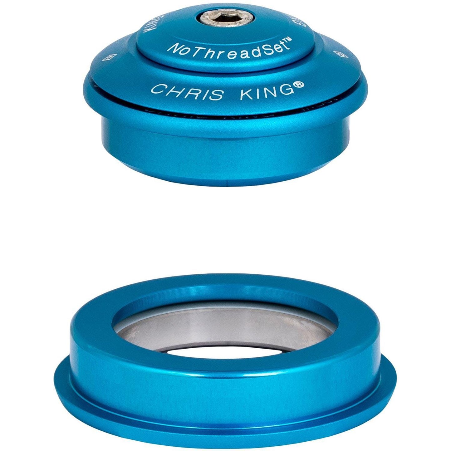 Chris King Inset 2 Headset-ZS44/28.6-ZS56/40-Matte Turquoise-BRINK