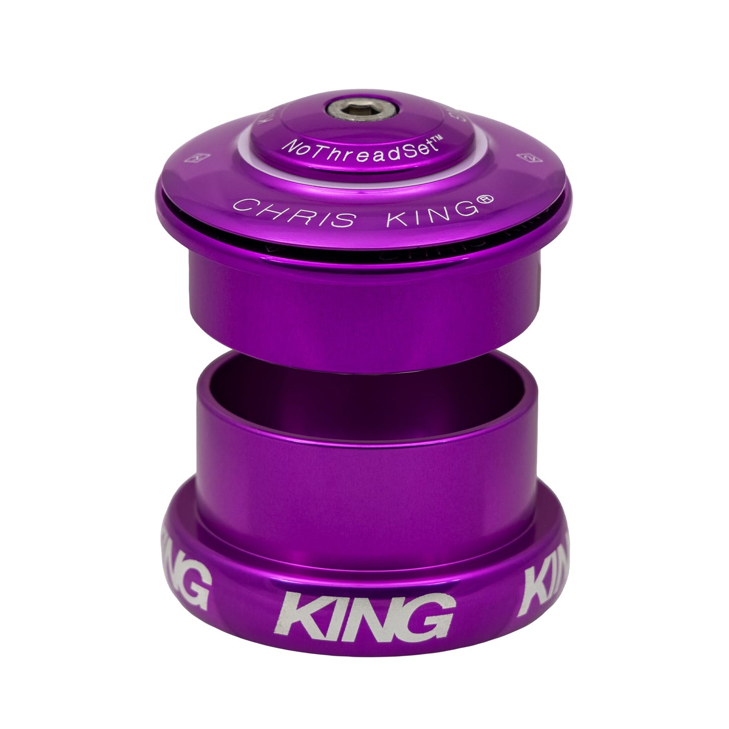 Chris King Inset 5 Headset-ZS49/28.6-EC49/40-3D Violet-BRINK