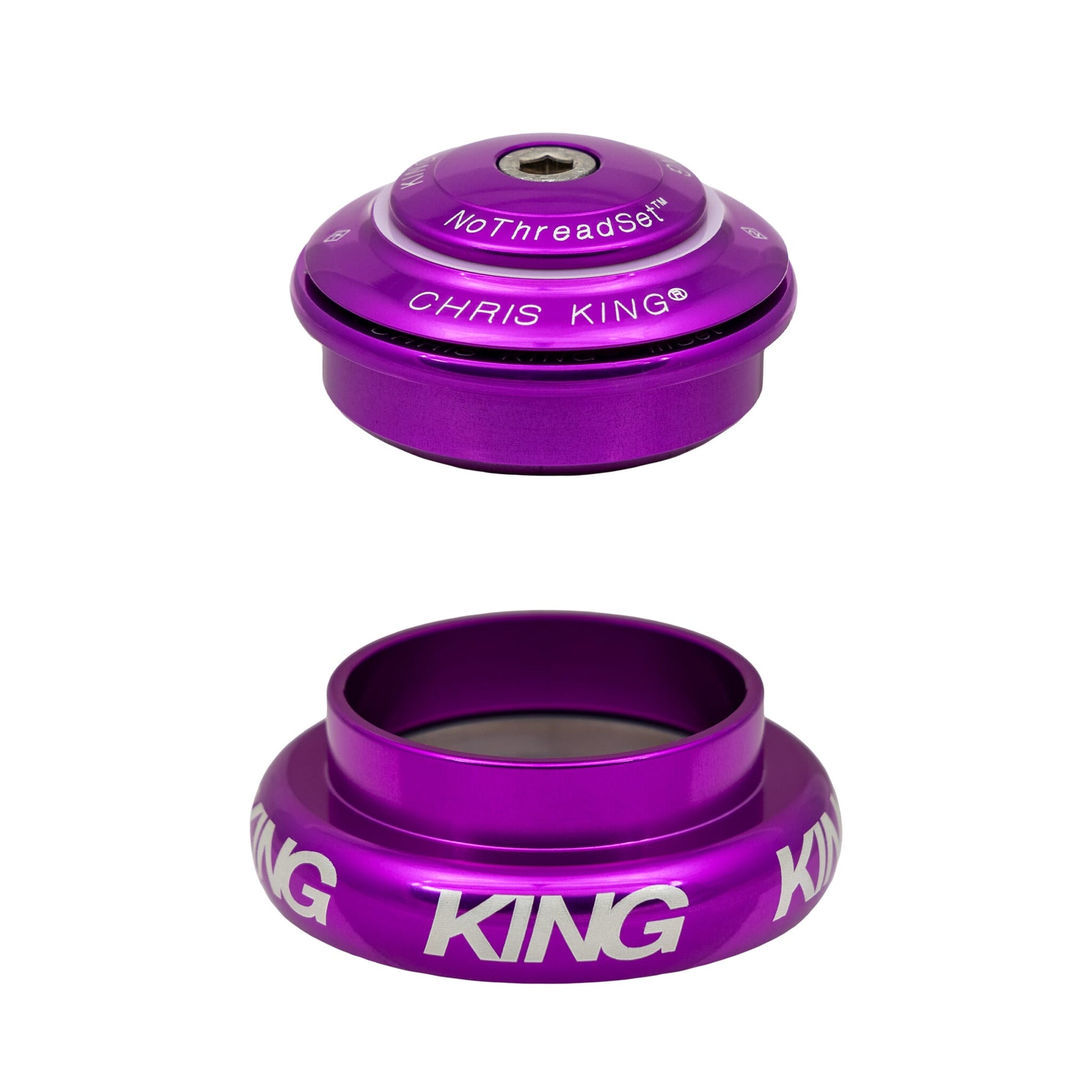 Chris King Inset 7 Headset-ZS44/28.6-EC44/40-3D Violet-BRINK